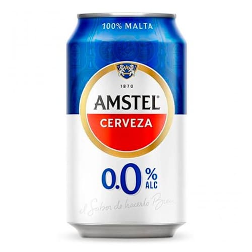 Cerveza Amstel Sin Alcohol, 0.33L