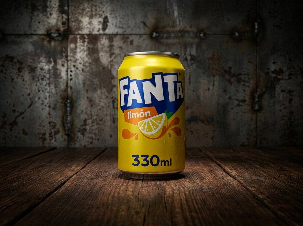Fanta Limón, Lata 330ml