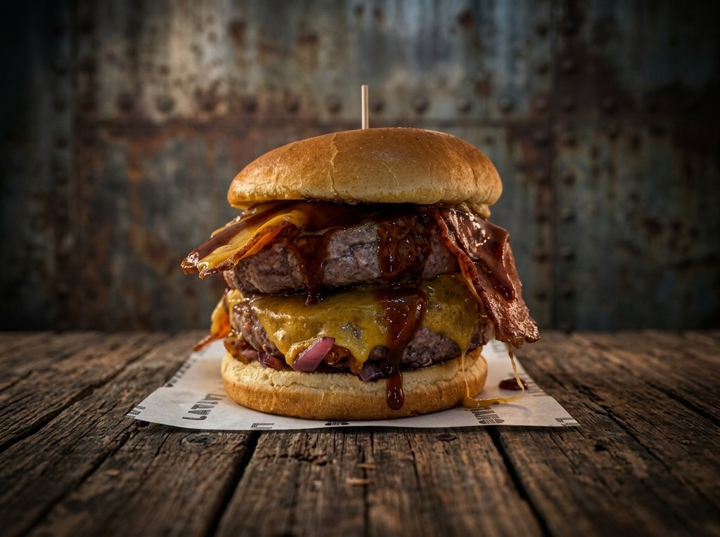 Hamburguesa Doble Bourbon Jack