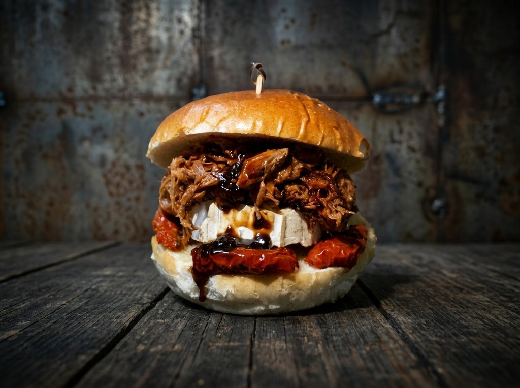 Hamburguesa Rulo Pulled